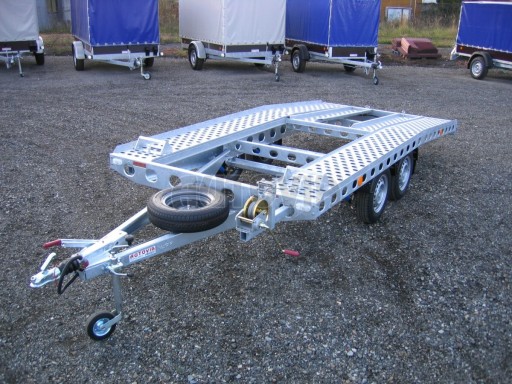Dvouosý brzděný přívěs k přepravě automobilů PAV 2,0 č.8