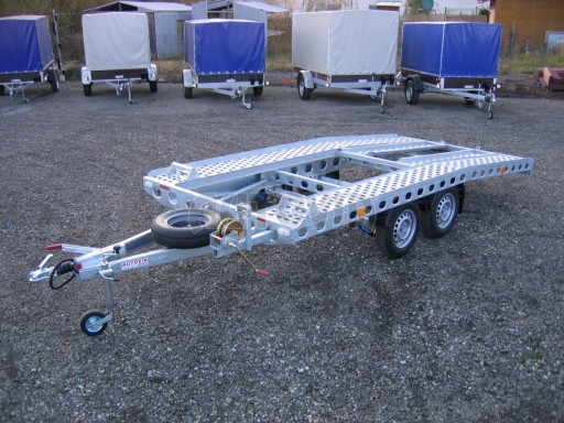 Dvouosý brzděný přívěs k přepravě automobilů PAV 2,0 č.9