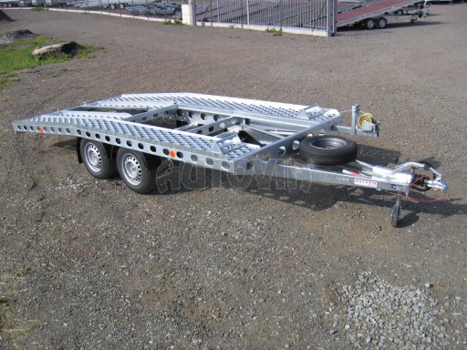 Dvouosý brzděný přívěs k přepravě automobilů PAV 2,0 č.3
