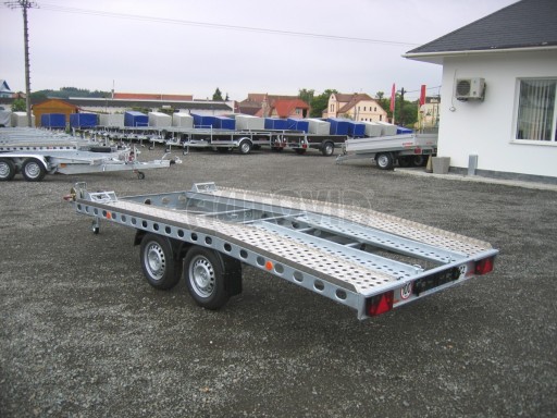 Dvouosý brzděný přívěs k přepravě automobilů PAV 2,0 č.14