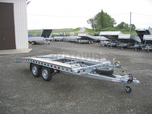 Dvouosý brzděný přívěs k přepravě automobilů PAV 2,0 č.15