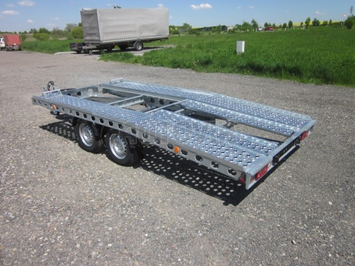 Dvouosý brzděný přívěs k přepravě automobilů PAV 2,0 č.20