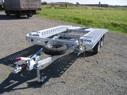 Dvouosý brzděný přívěs k přepravě automobilů PAV 2,0 č.28