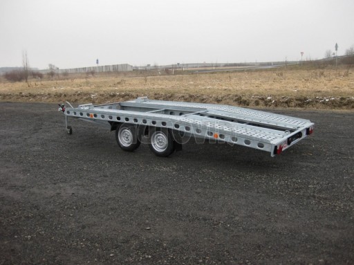 Dvouosý brzděný přívěs k přepravě automobilů PAV 2,0 č.33