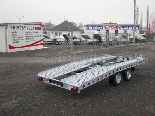 Dvouosý brzděný přívěs k přepravě automobilů PAV 2,0 č.34