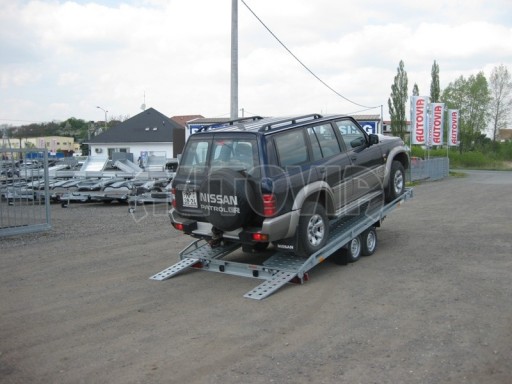 Dvouosý brzděný přívěs AD speciál ližiny** č.46