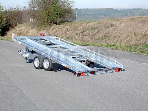 Dvouosý brzděný přívěs AD speciál ližiny** č.65