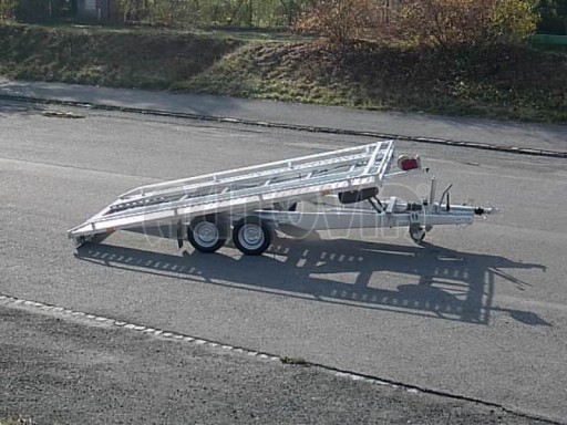 Dvouosý brzděný přívěs AD speciál ližiny** č.68