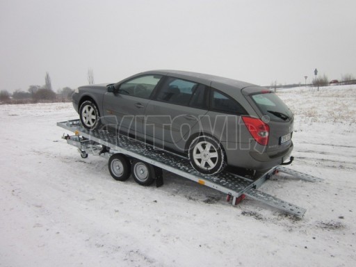 Dvouosý brzděný přívěs AD speciál ližiny** č.89
