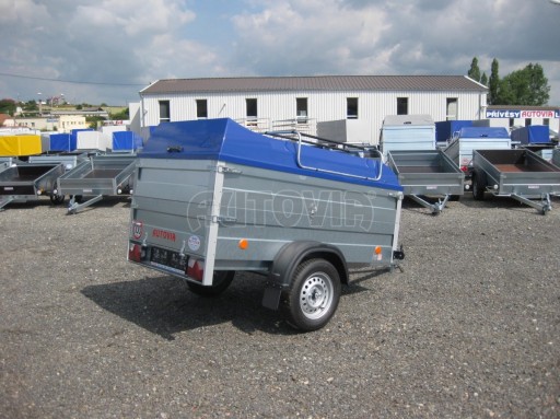 Jednoosý nebrzděný přívěs HD 3 750kg 2,06/1,10/0,35 č.17