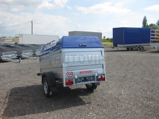 Jednoosý nebrzděný přívěs HD 3 750kg 2,06/1,10/0,35 č.18