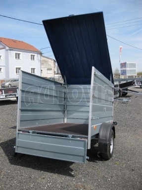 Jednoosý nebrzděný přívěs HD 3 750kg 2,06/1,10/0,35 č.30