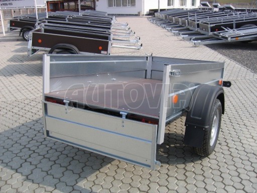 Jednoosý nebrzděný přívěs HD 3 750kg 2,06/1,10/0,35 č.5
