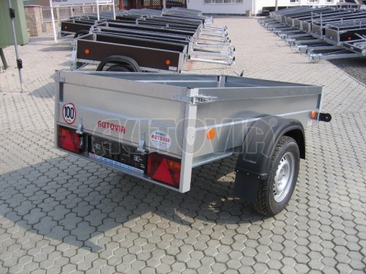 Jednoosý nebrzděný přívěs HD 3 750kg 2,06/1,10/0,35 č.37
