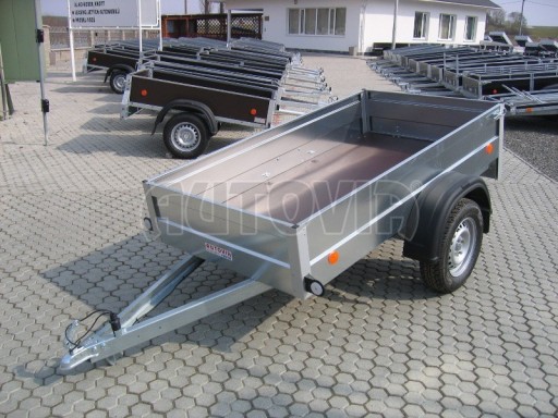 Jednoosý nebrzděný přívěs HD 3 750kg 2,06/1,10/0,35 č.1