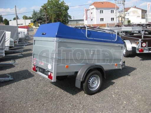 Jednoosý nebrzděný přívěs HD 3 750kg 2,06/1,10/0,35 č.39