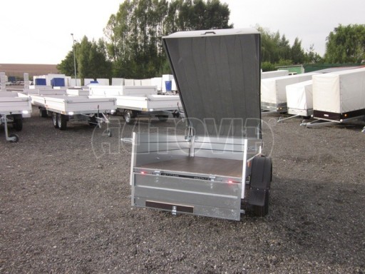 Jednoosý nebrzděný přívěs HD 3 750kg 2,06/1,10/0,35 č.42