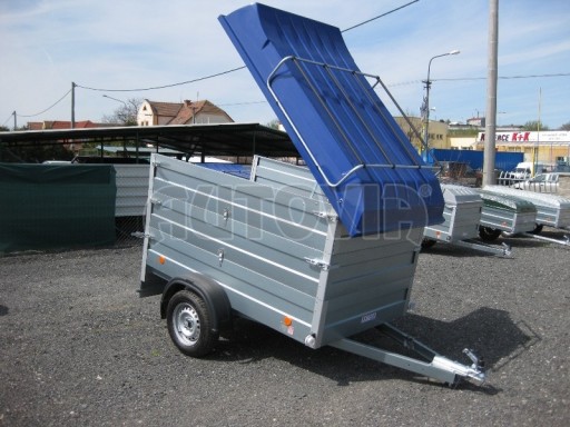 Jednoosý nebrzděný přívěs HD 7 2,06/1,25/0,35 č.7