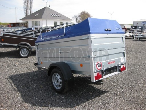 Jednoosý nebrzděný přívěs HD 7 2,06/1,25/0,35 č.6