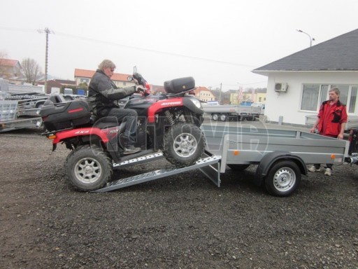 Jednoosý nebrzděný přívěs HD 7 2,06/1,25/0,35 č.9