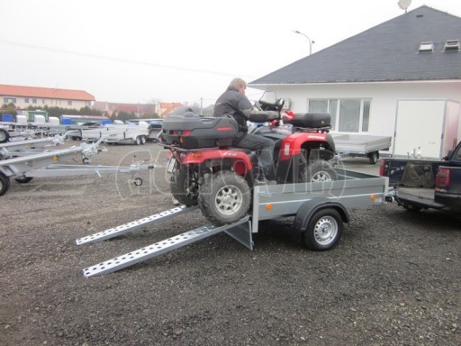 Jednoosý nebrzděný přívěs HD 7 2,06/1,25/0,35 č.10