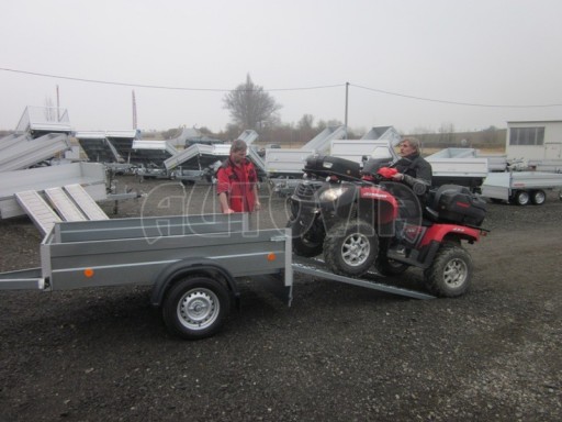 Jednoosý nebrzděný přívěs HD 7 2,06/1,25/0,35 č.13