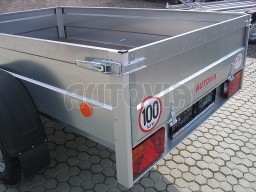 Jednoosý nebrzděný přívěs HD 7 2,06/1,25/0,35 č.15