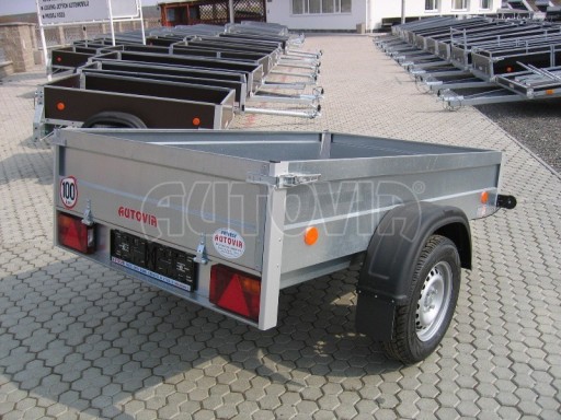 Jednoosý nebrzděný přívěs HD 7 2,06/1,25/0,35 č.16