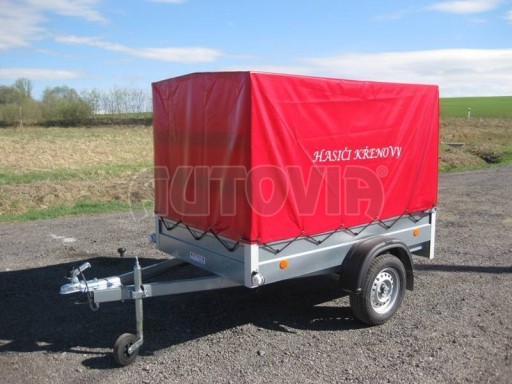 Jednoosý nebrzděný přívěs HD 7 2,06/1,25/0,35 č.20