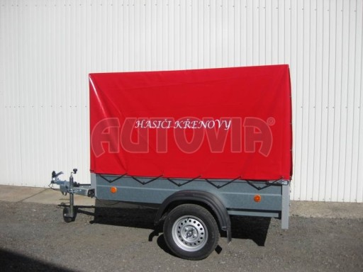 Jednoosý nebrzděný přívěs HD 7 2,06/1,25/0,35 č.21