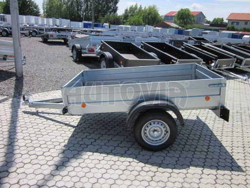 Jednoosý nebrzděný přívěs HD 7 2,06/1,25/0,35 č.5