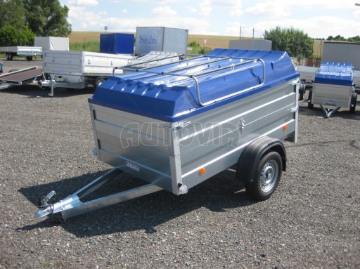 Jednoosý nebrzděný přívěs HD 7 2,06/1,25/0,35 č.29