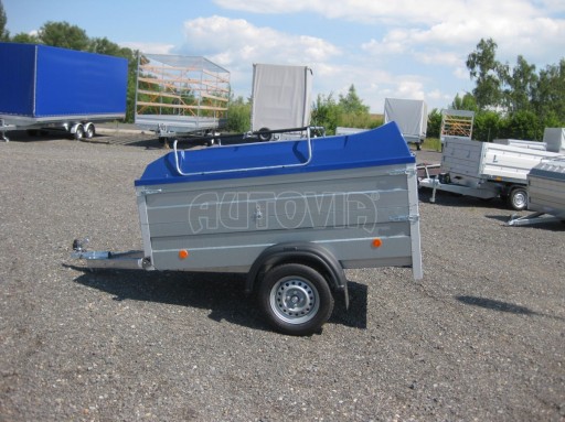 Jednoosý nebrzděný přívěs HD 7 2,06/1,25/0,35 č.34