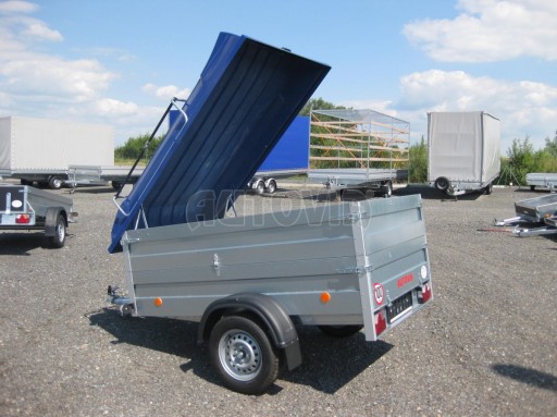 Jednoosý nebrzděný přívěs HD 7 2,06/1,25/0,35 č.35