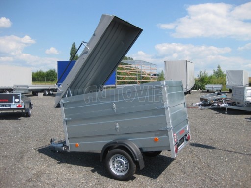 Jednoosý nebrzděný přívěs HD 7 2,06/1,25/0,35 č.39