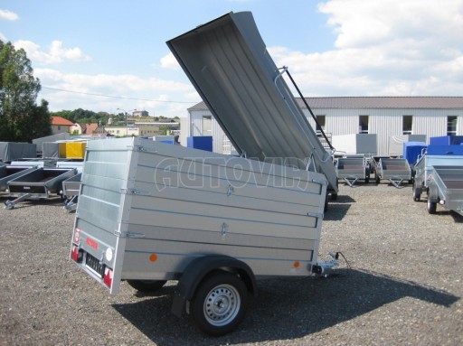 Jednoosý nebrzděný přívěs HD 7 2,06/1,25/0,35 č.40