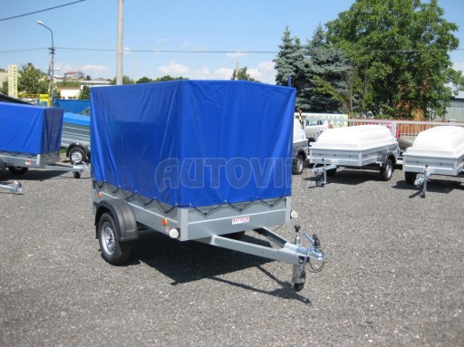 Jednoosý nebrzděný přívěs HD 7 2,06/1,25/0,35 č.43