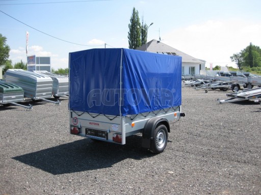 Jednoosý nebrzděný přívěs HD 7 2,06/1,25/0,35 č.44