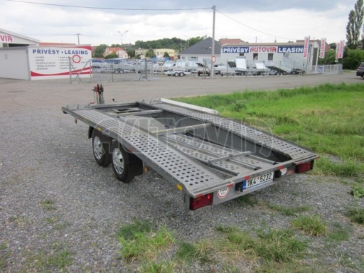 Přívěsný vozík pro přepravu aut AT 07 č.1