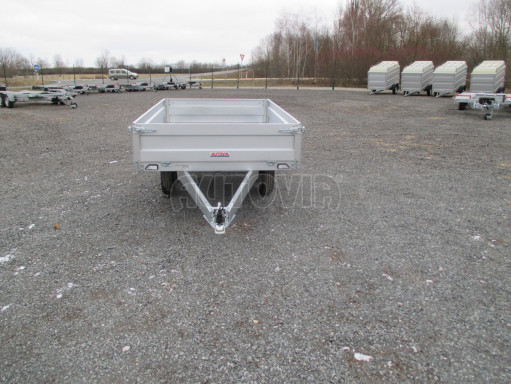 Dvounápravový přívěsný vozík ZV 22 750kg N2 2,55x1,50/0,35 AME