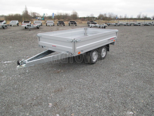 Dvounápravový přívěsný vozík ZV 22 750kg N2 2,55x1,50/0,35 AME