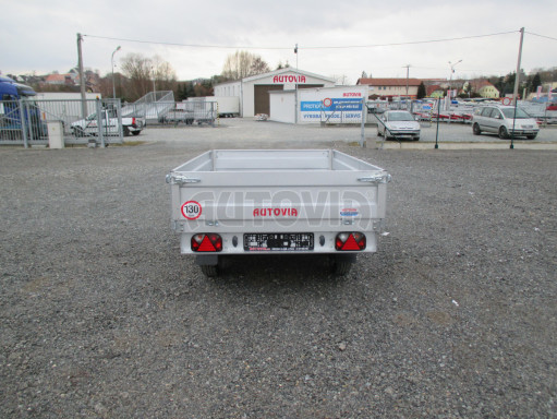 Dvounápravový přívěsný vozík ZV 22 750kg N2 2,55x1,50/0,35 AME