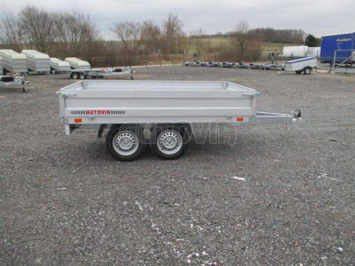 Dvounápravový přívěsný vozík ZV 22 750kg N2 2,55x1,50/0,35 AME