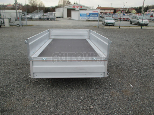 Dvounápravový přívěsný vozík ZV 22 750kg N2 2,55x1,50/0,35 AME