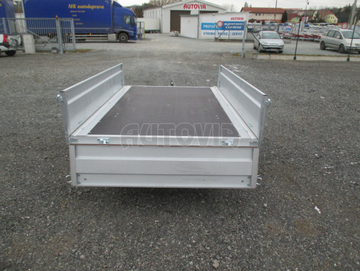Dvounápravový přívěsný vozík ZV 22 750kg N2 2,55x1,50/0,35 AME