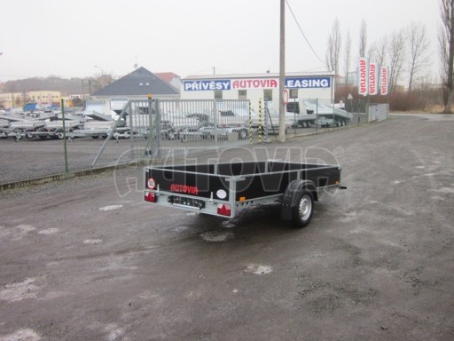 Zesílený sklopný přívěs PV 750 2,1/1,28/0,30 zahradní mechanizace č.2