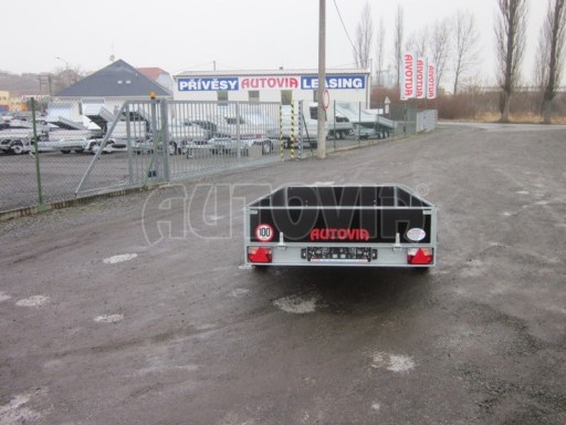 Zesílený sklopný přívěs PV 750 2,1/1,28/0,30 zahradní mechanizace č.3