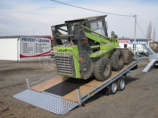 Hydraulicky sklopný přívěs AD UNC 4,15/2,10** č.7