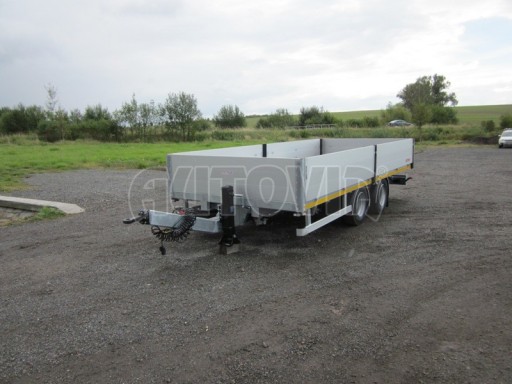 Vzduchem brzděný přívěs AVG 18T 6,00x2,48/0,50 č.1