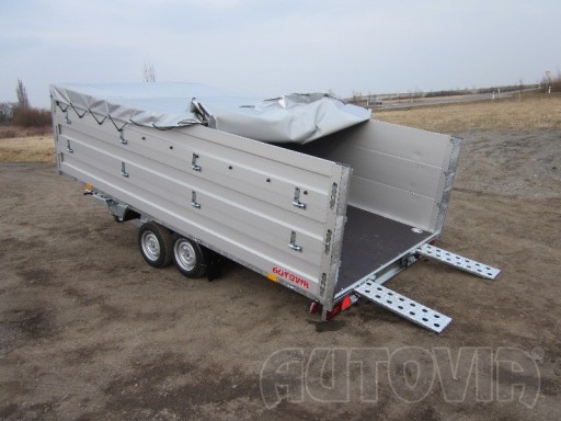 Přepravník aut s nástavbou - AD 2,7T valník 4,17x2,09/1,05